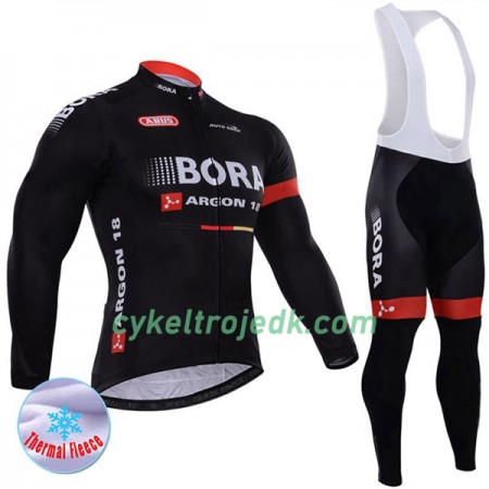 Cykeltøj Langærmet Vinter + Bib Cykelbukser 2017 Bora-Hansgrohe N003 Cykeltøj Langærmet Vinter + Bib Cykelbukser 2017 Bora-Hansgrohe N003